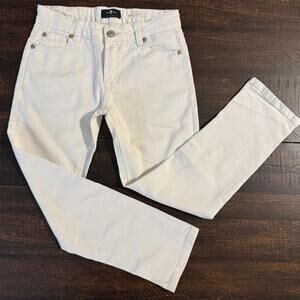 7 For All Mankind The Peggi Cream Skinny Jeans Girls Size 10